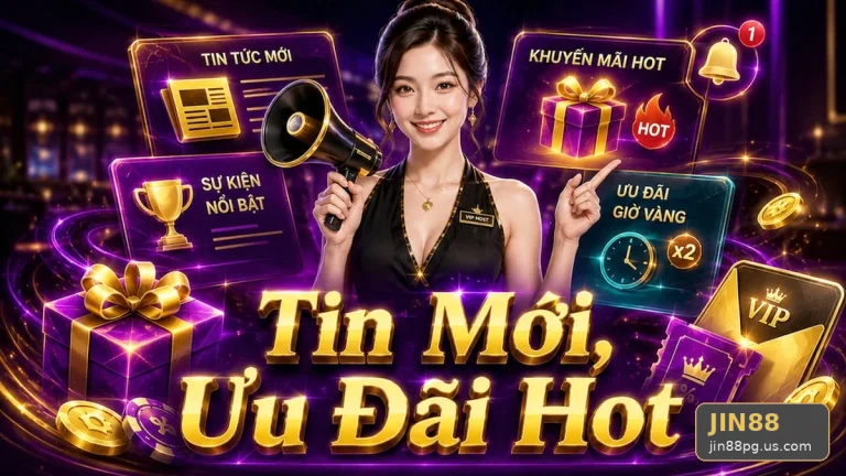 Hướng Dẫn JIN88 Tại jin88pg.us.com: Giải Thích Biểu Tượng, Tính Năng Và Quy Trình Ưu Đãi Qua Dữ Liệu Cập Nhật