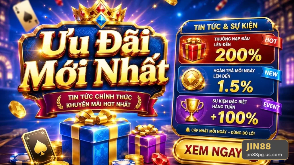 Hướng Dẫn JIN88 Tại jin88pg.us.com: Nhận Diện Lỗi Phổ Biến Khi Đọc Tin Mới, Ưu Đãi Và Điều Kiện Khuyến Mãi Qua Dữ Liệu Cập Nhật