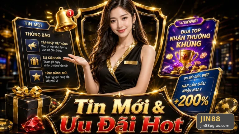 Tin Tức JIN88 Tại jin88pg.us.com: Nhận Diện Lỗi Phổ Biến Và Cách Xử Lý Có Trách Nhiệm Với Ưu Đãi, Điều Kiện Khuyến Mãi Theo Dữ Liệu Cập Nhật